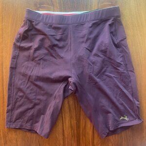 Tracksmith Reggie Half Tights Men's XL - LINED - Maroon - 9in inseam - 2023